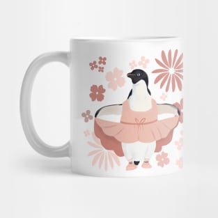 Girly Ballerina Penguin Mug